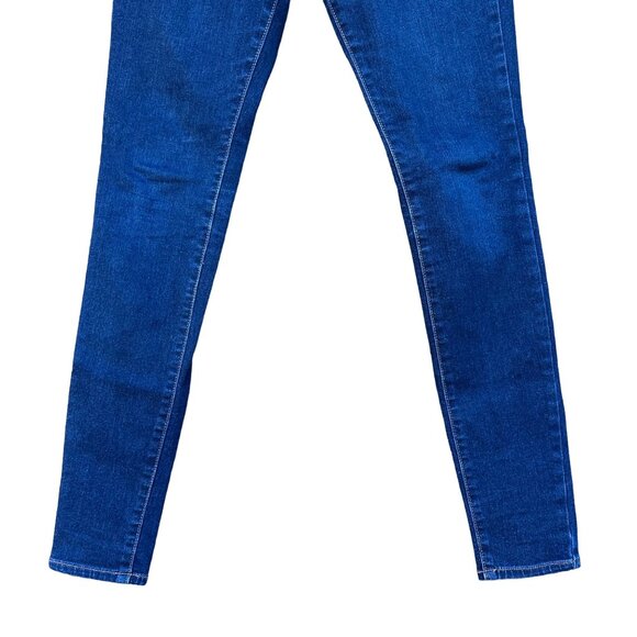 Old Navy Rockstar Mid Rise Dark Blue Jeans Size 4 - Picture 5 of 10